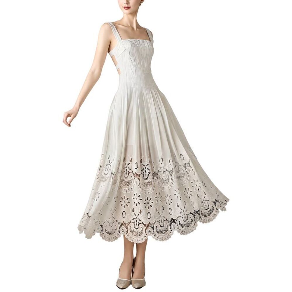 Amanda Royal Womens  Midi Dress